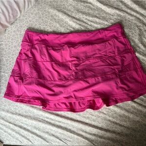 Lululemon Pace Rival Mid Rise Skirt Long